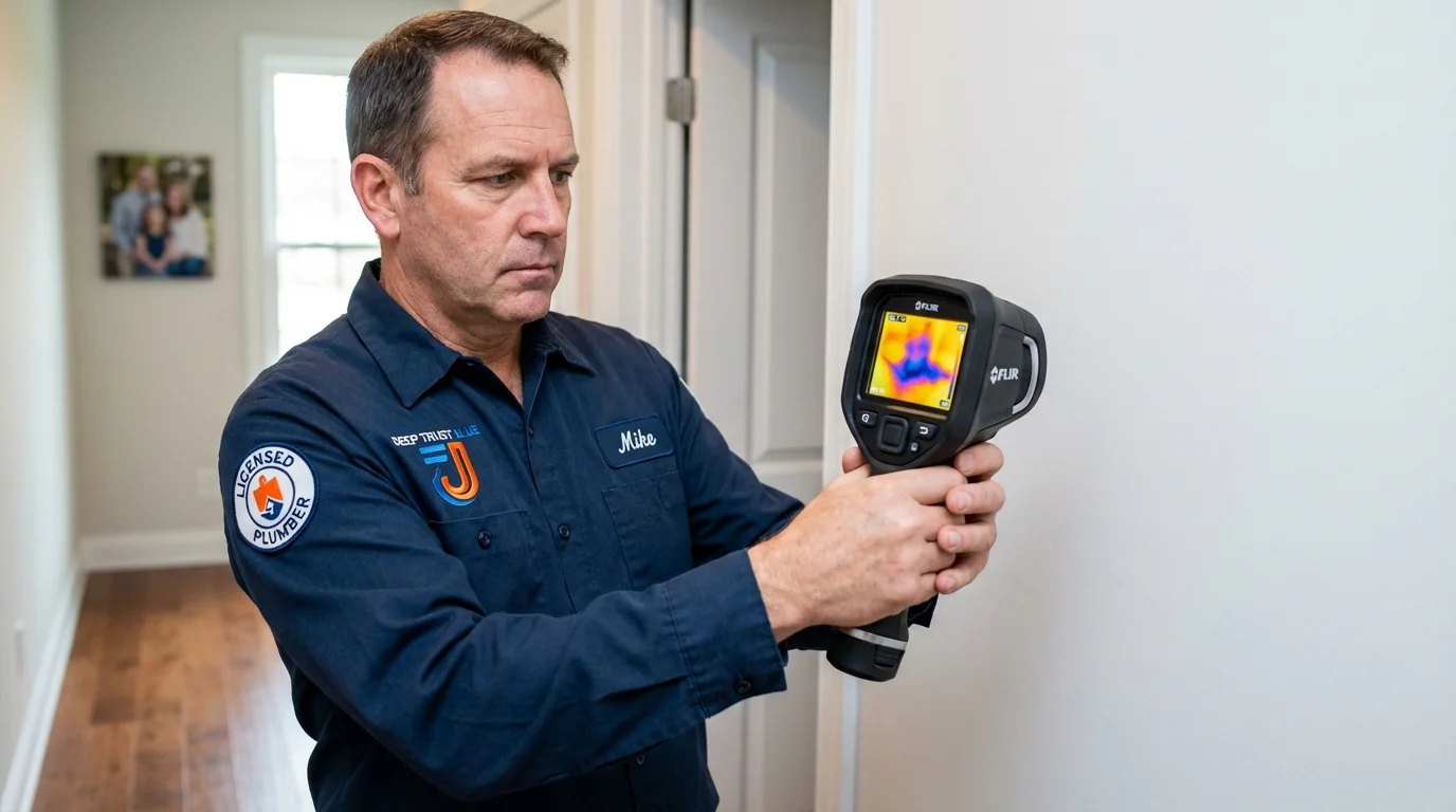Thermal imaging leak detection by Johns Plumbing LLC in Mountainhome
